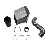 Wehrli Custom Fab 2007.5-2010 LMM Duramax 4" Intake Kit with Air Box Fluorescent Orange